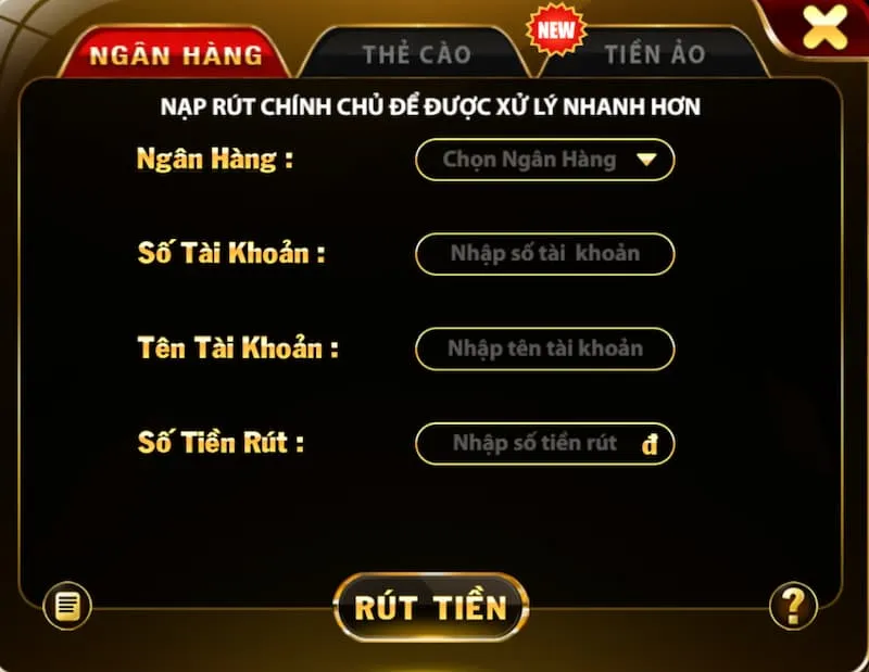 Rút tiền Hit Club như thế nào?